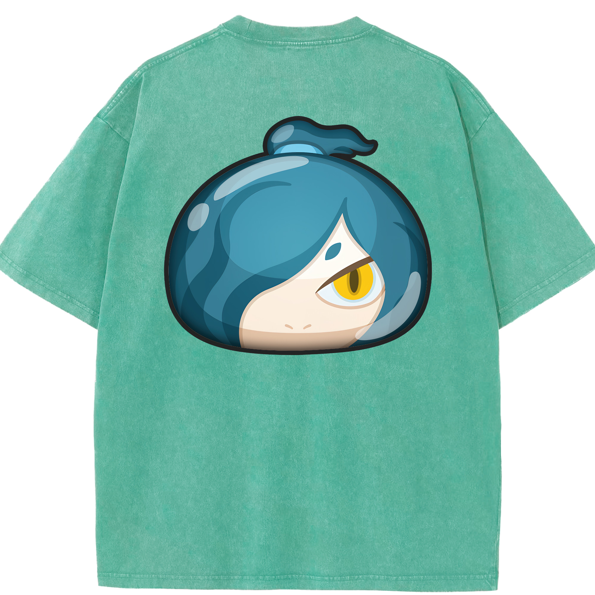 （画像用） 妖怪ウォッチ Yo-kai Watch 綿100% ヴィンテージ風 半袖Tシャツ（背面プリント）